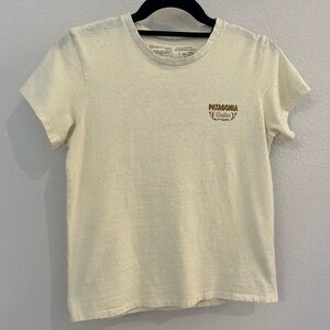 Patagonia Cream Short Sleeve Tee